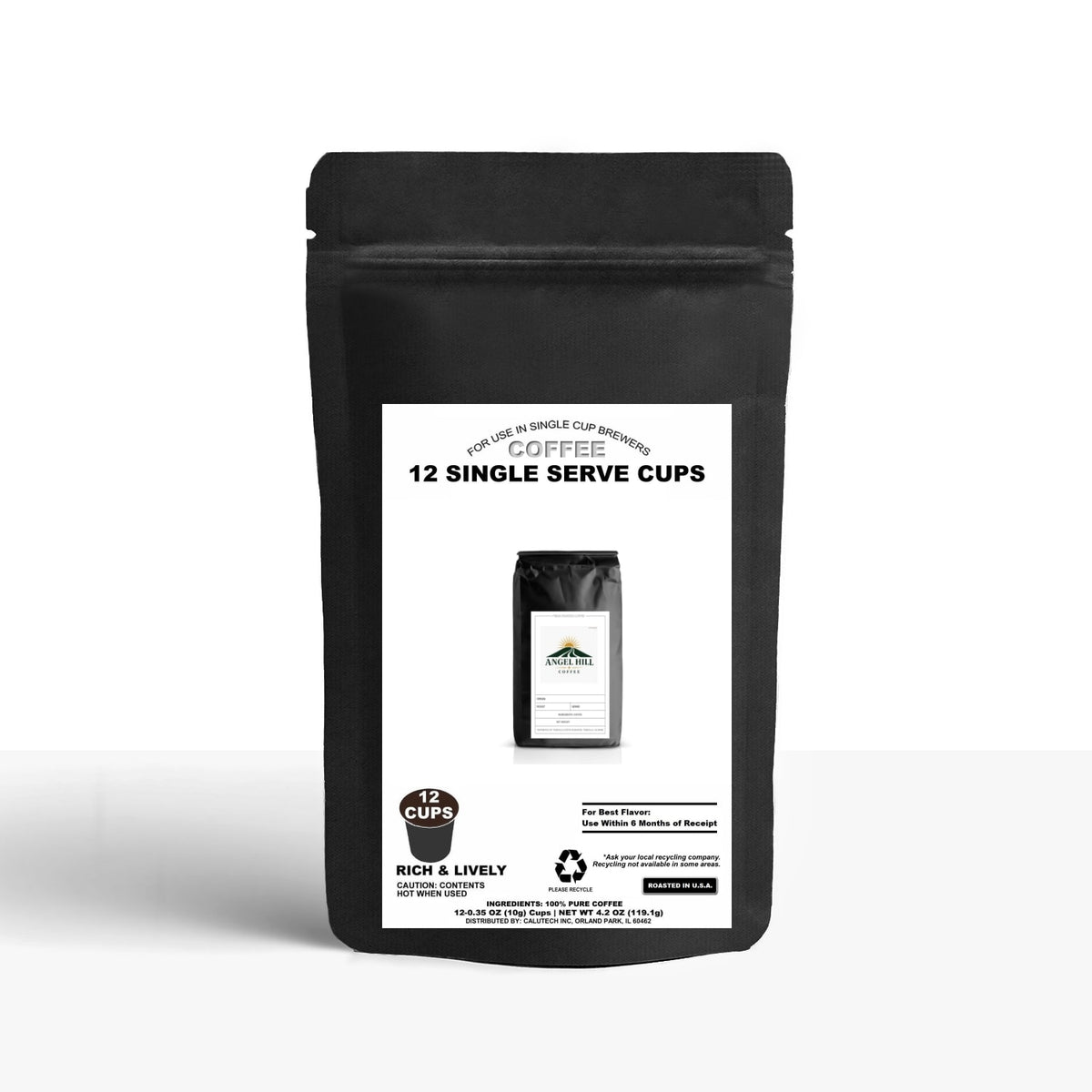 Angel Hill Sanctuary | 12 Pack Single Serve Coffee Capsules